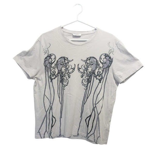 Versace Collection Other - Versace Collection T-Shirt Men's L Gray Baroque Graphic Short Sleeve Tee